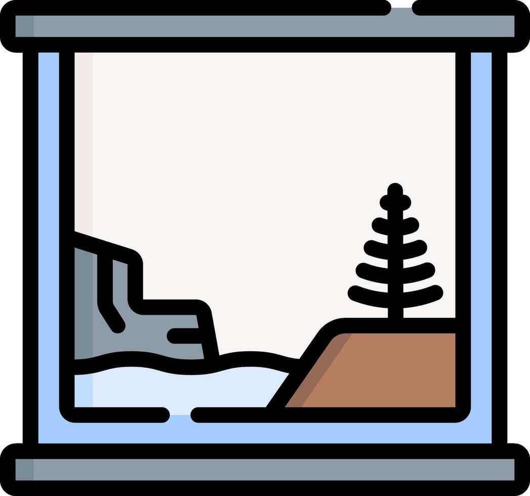 terrarium illustration design vector
