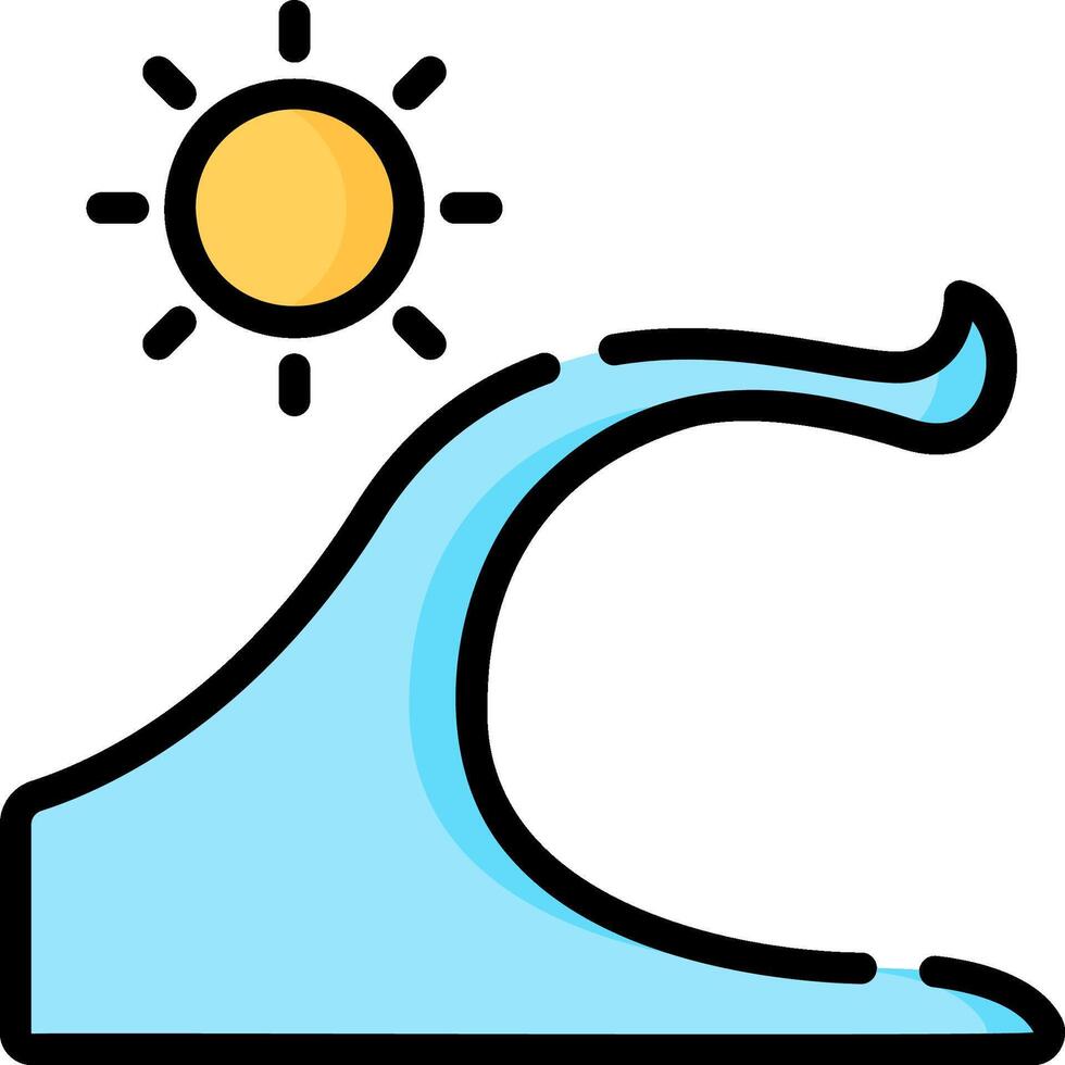 wave illustration design vector