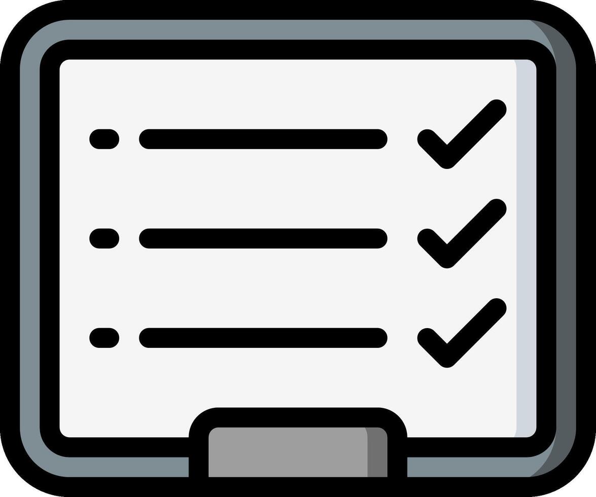 whiteboard illustration design vector