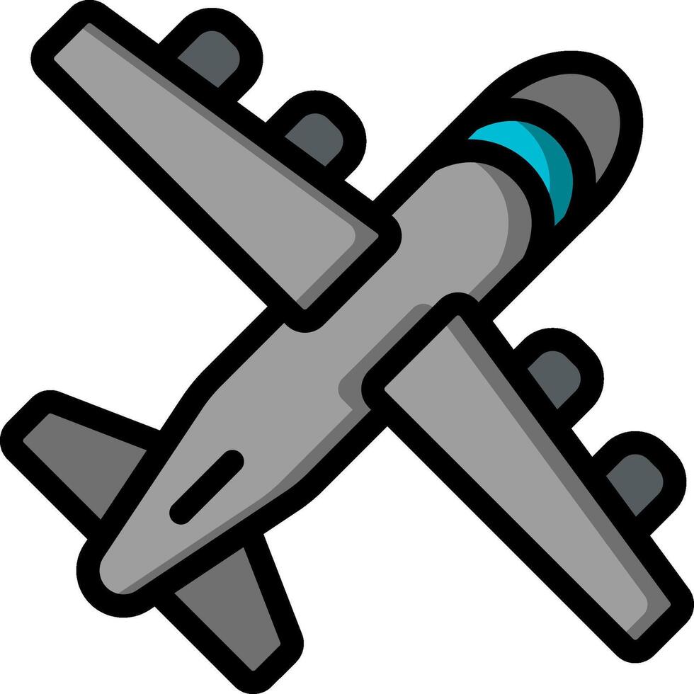 plane illustration design vector
