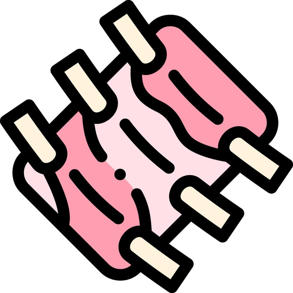 ribs illustration design vector