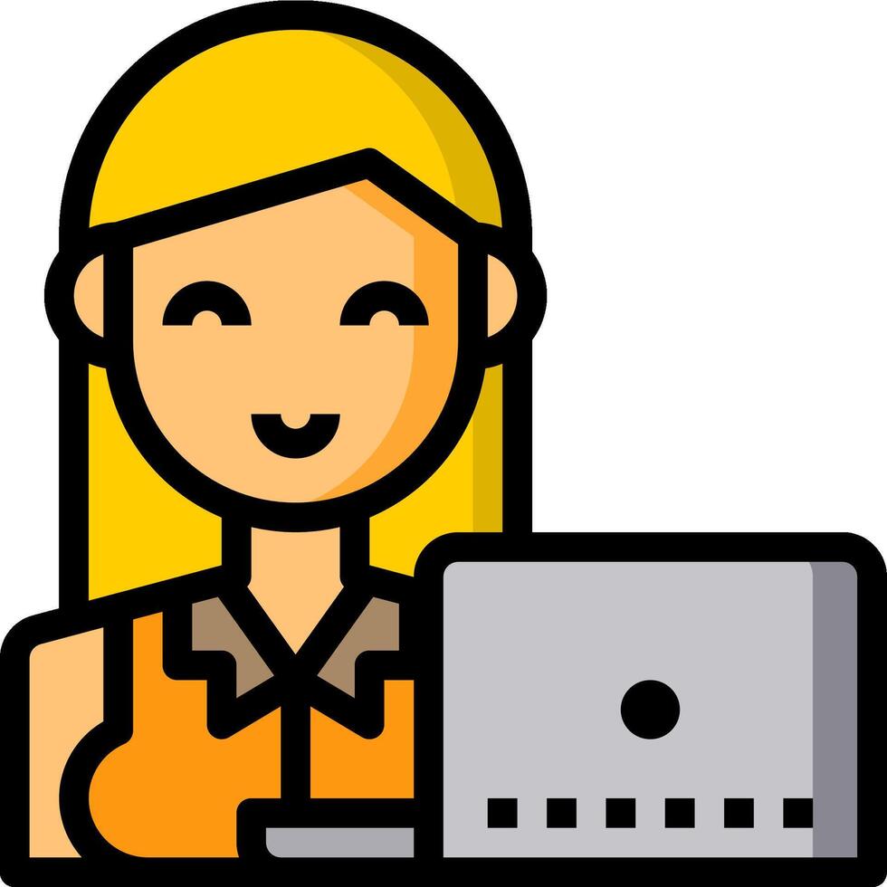 working woman illustration design vector