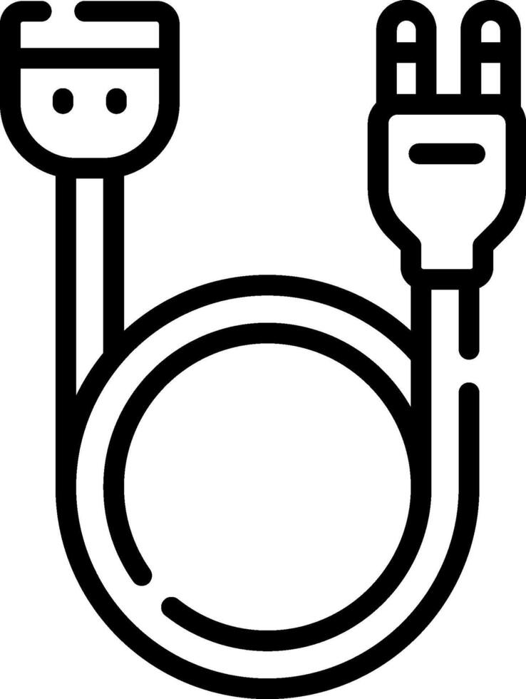 extension cord illustration design vector