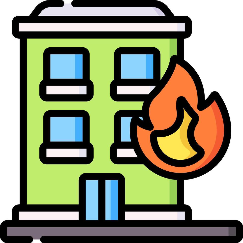 fire illustration design vector