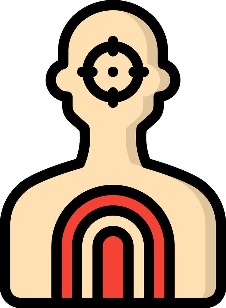 target illustration design vector