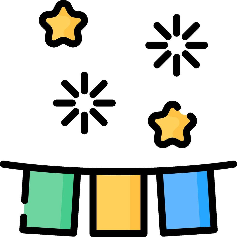 garland illustration design vector
