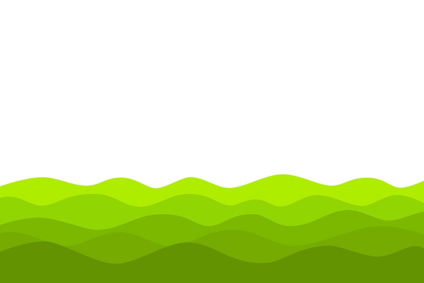 green papercut background design vector