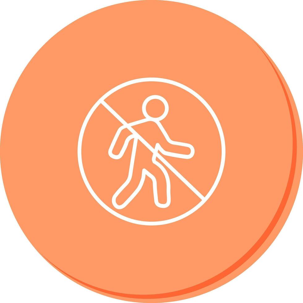 No Entry Sign Icon Design vector