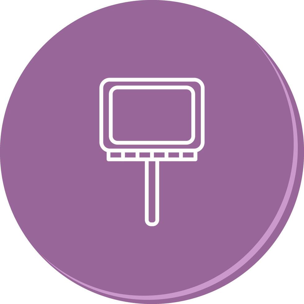 Billboard Icon Design vector