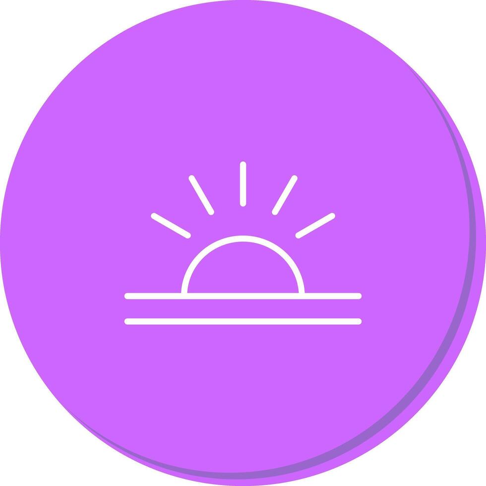 Sunrise Icon Design vector
