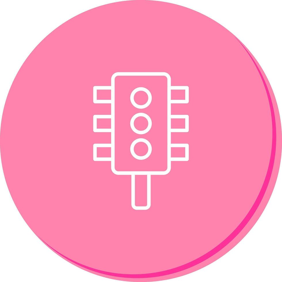 Traffic Light Icon Design vector