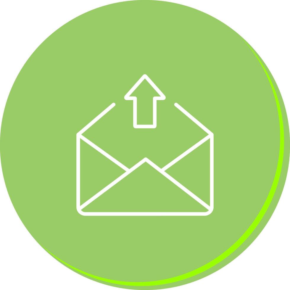 Outbox Icon Design vector