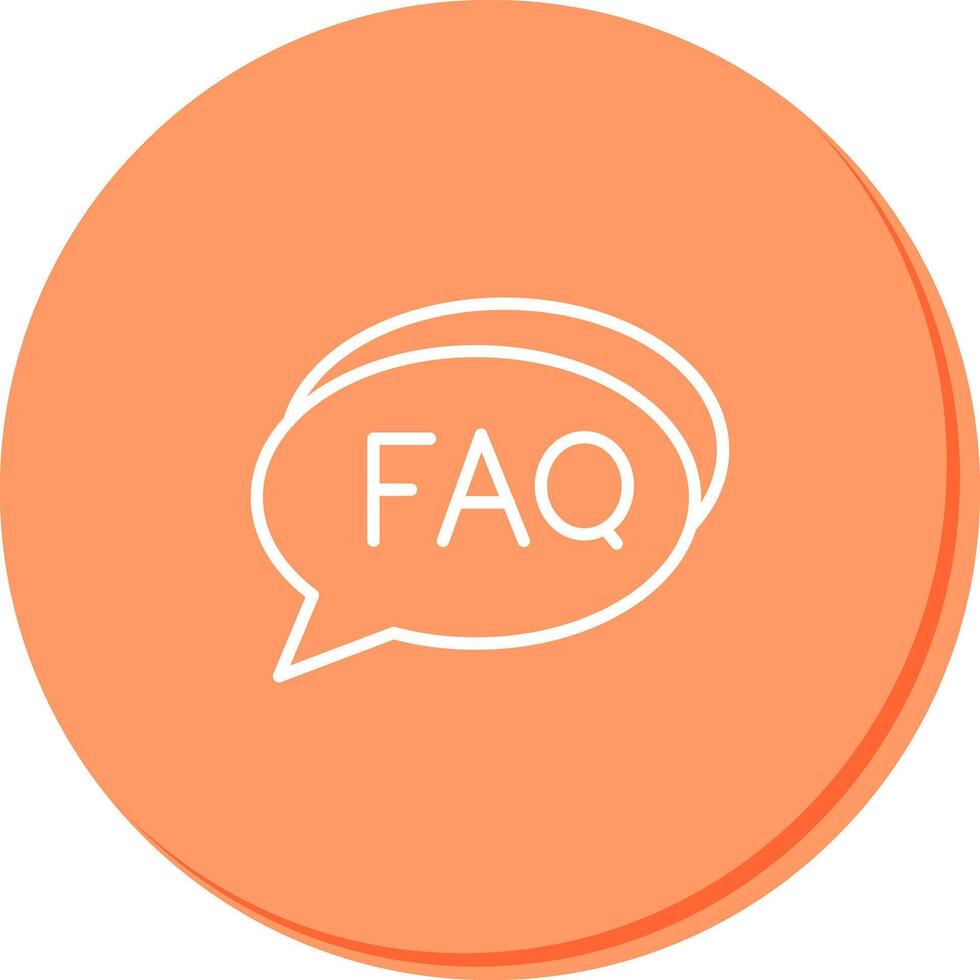 FAQ Section Icon Design vector