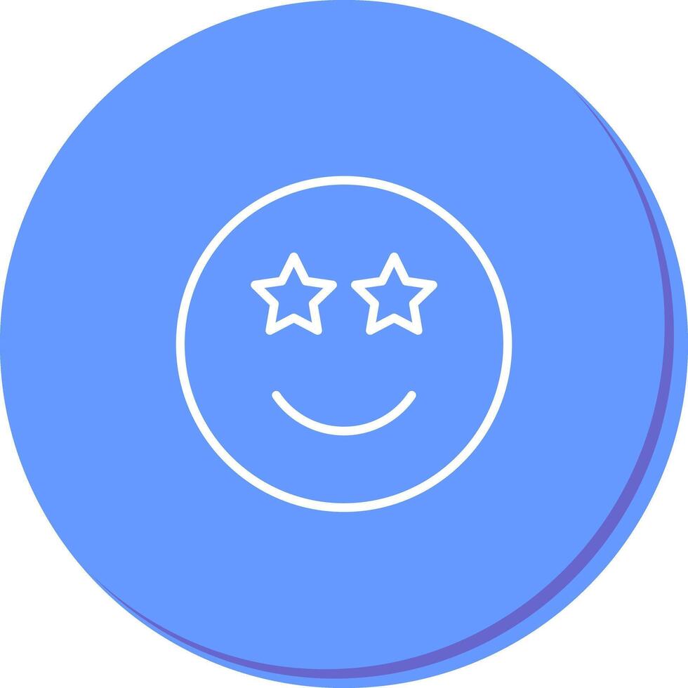 Star-Struck Icon Design vector