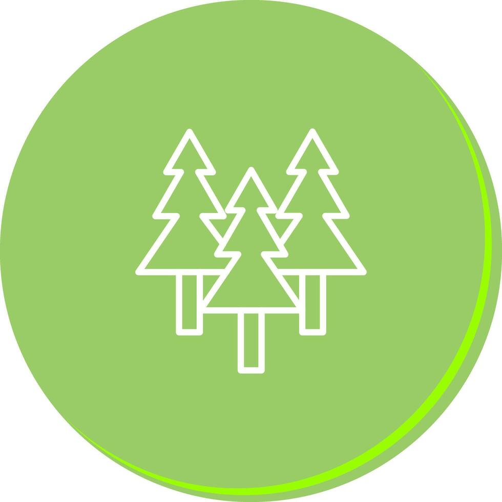 Evergreen Tree Icon Design vector