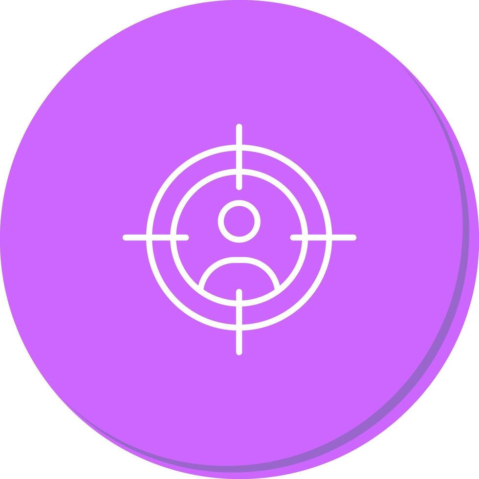 Target Audience Icon Design vector