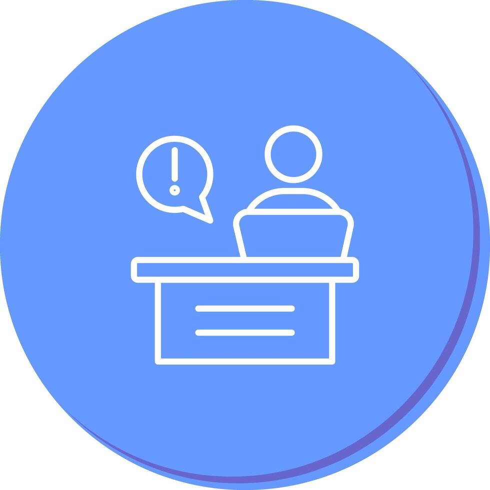 Service Desk Icon Design vector