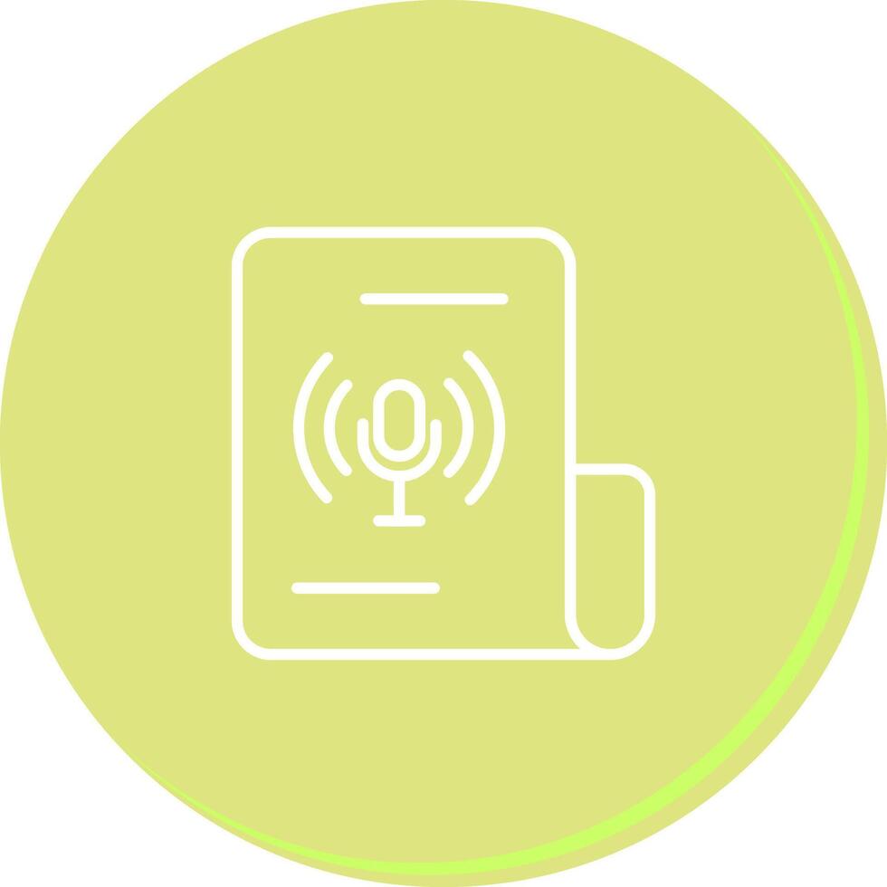 Podcast Icon Design vector