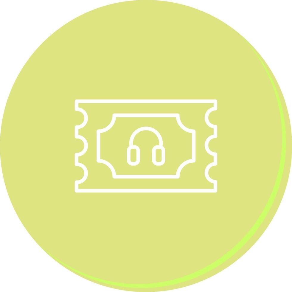 Support Ticket Icon Design vector