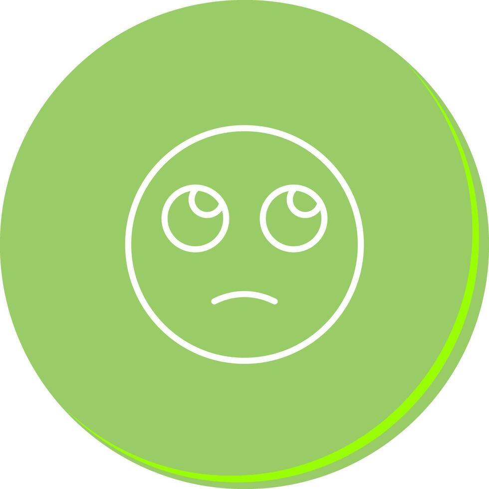 Face with Rolling Eyes Icon Design vector