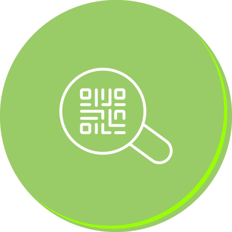 QR Code App Icon Design vector