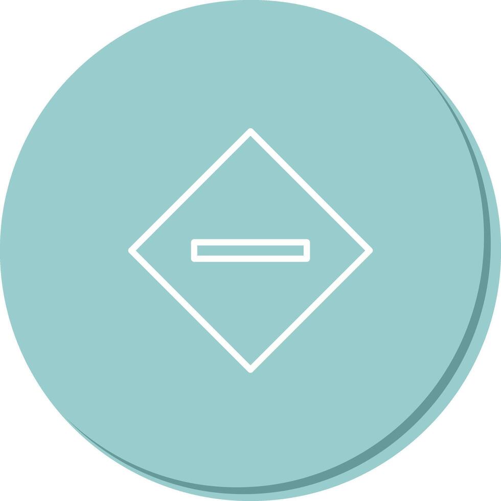 Minus Sign Icon Design vector