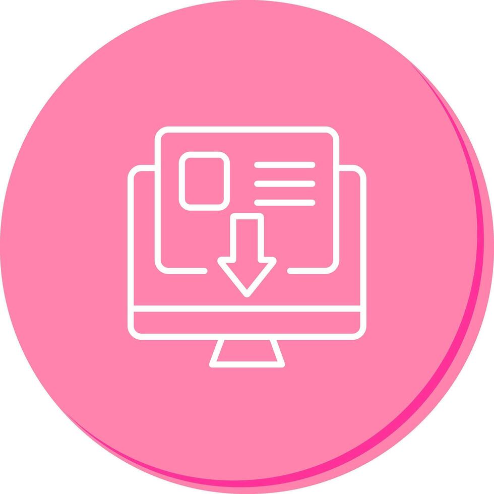 Landing Page Icon Design vector