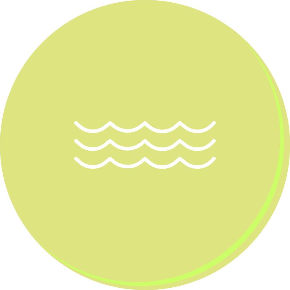 Water Wave Icon Design vector