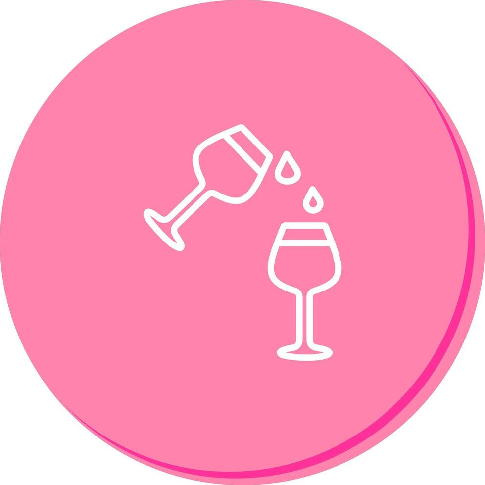 Wine Sip Icon Design vector