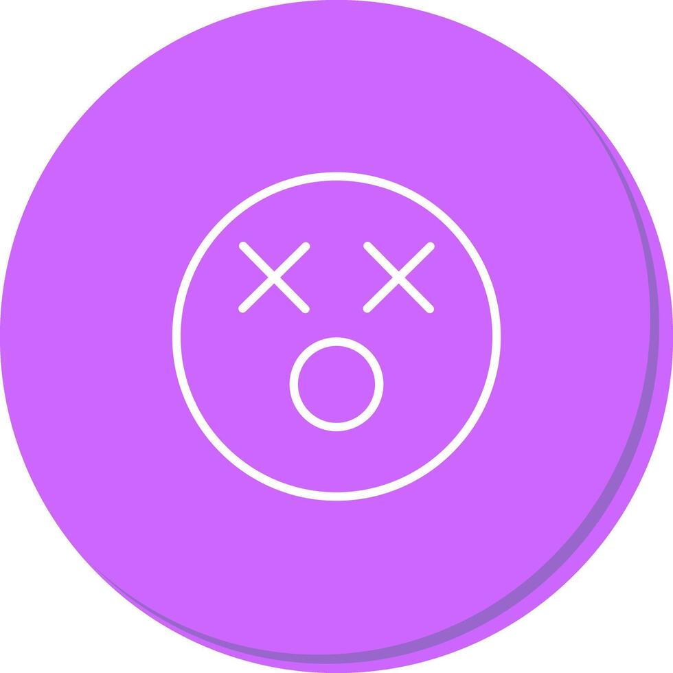 Dizzy Face Icon Design vector