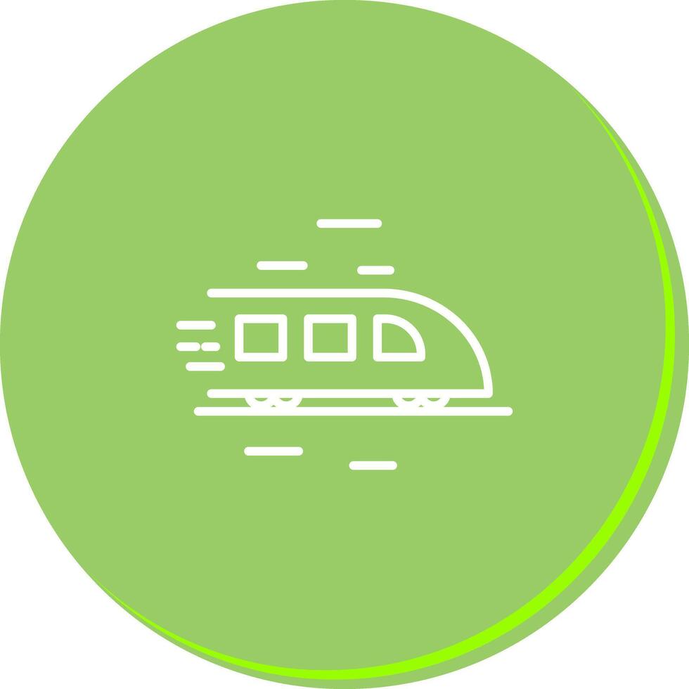 High Speed Train Icon Design vector