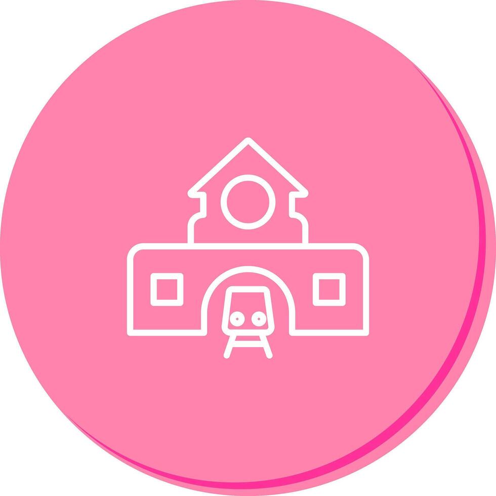 Train Station Icon Design vector