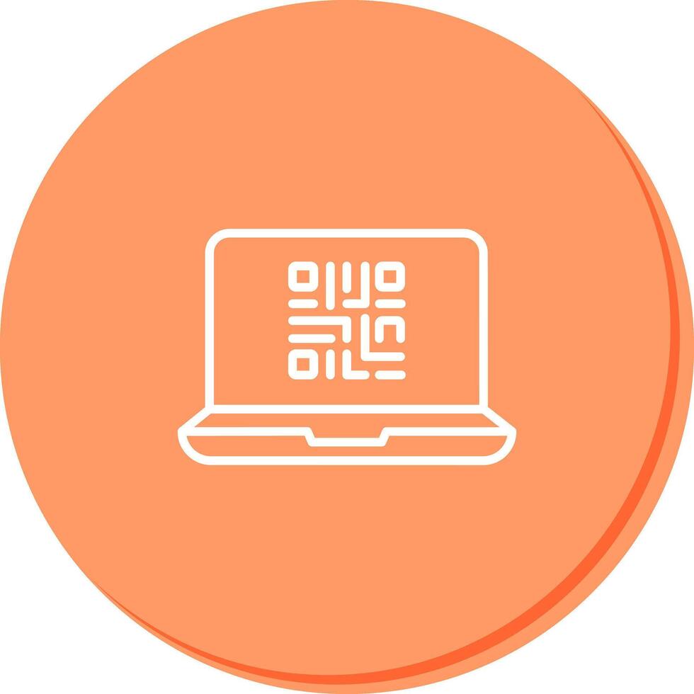 QR Code Scanner App Icon Design vector