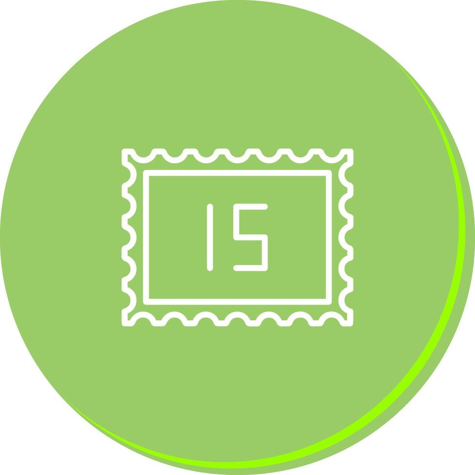 Postage Due Icon Design vector