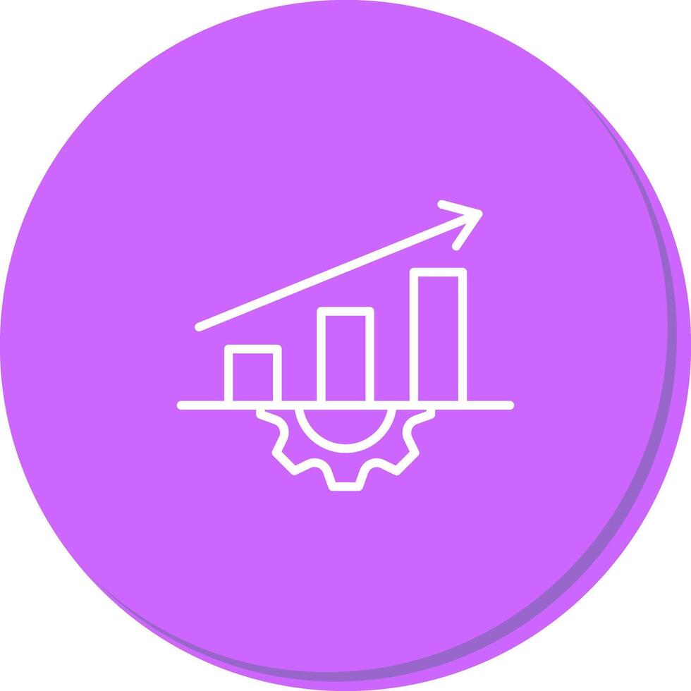 Performance Metrics Icon Design vector