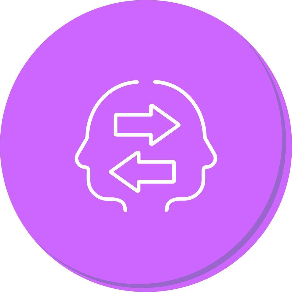 Knowledge Sharing Icon Design vector