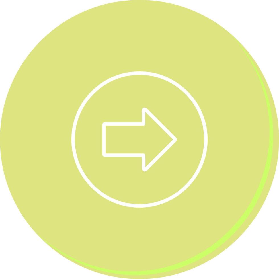 Right Arrow Icon Design vector