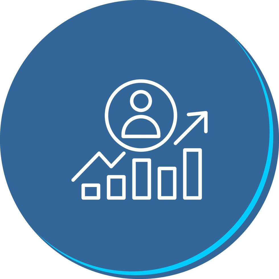 Career Growth Icon Design vector
