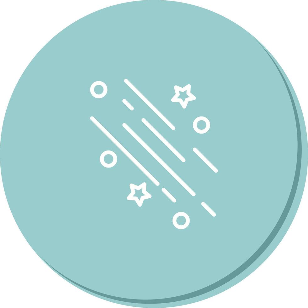 Party Streamers Icon Design vector