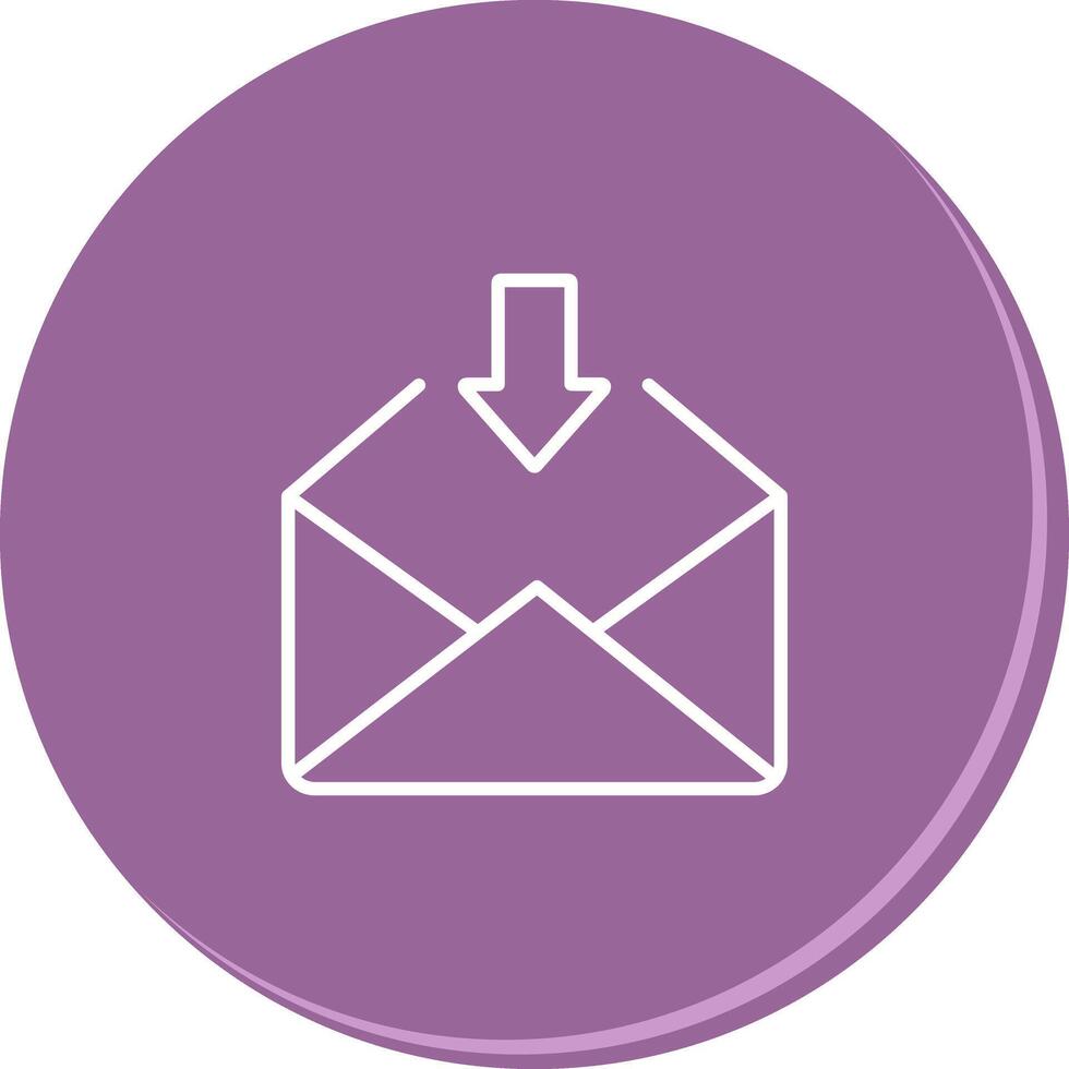 Receive Icon Icon Design vector