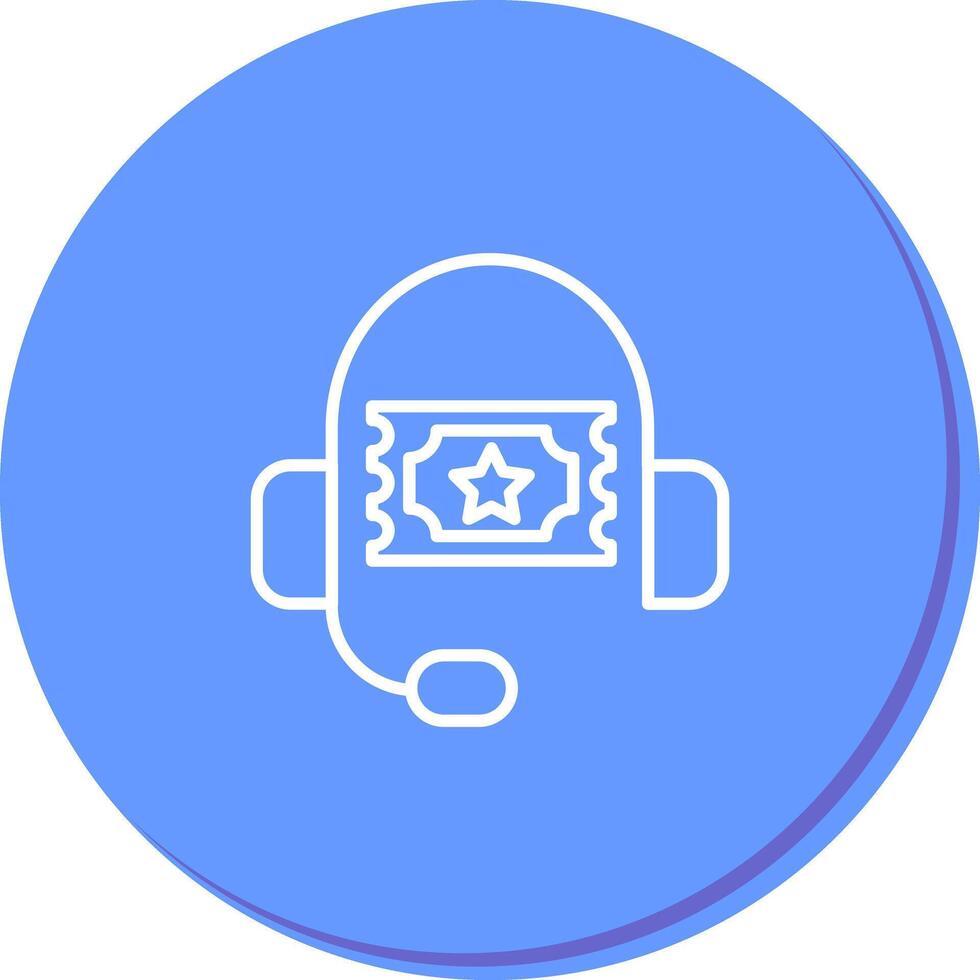 Support Ticket Icon Design vector