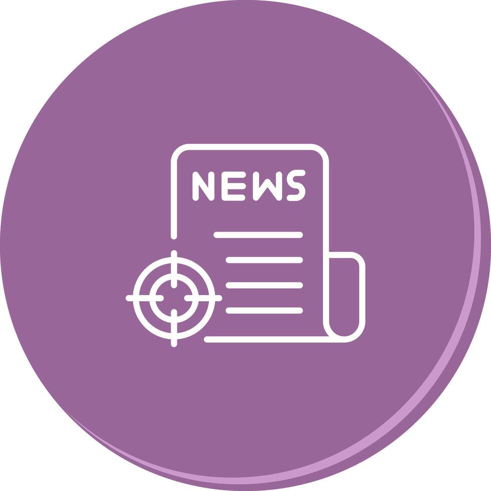 News Scoop Icon Design vector