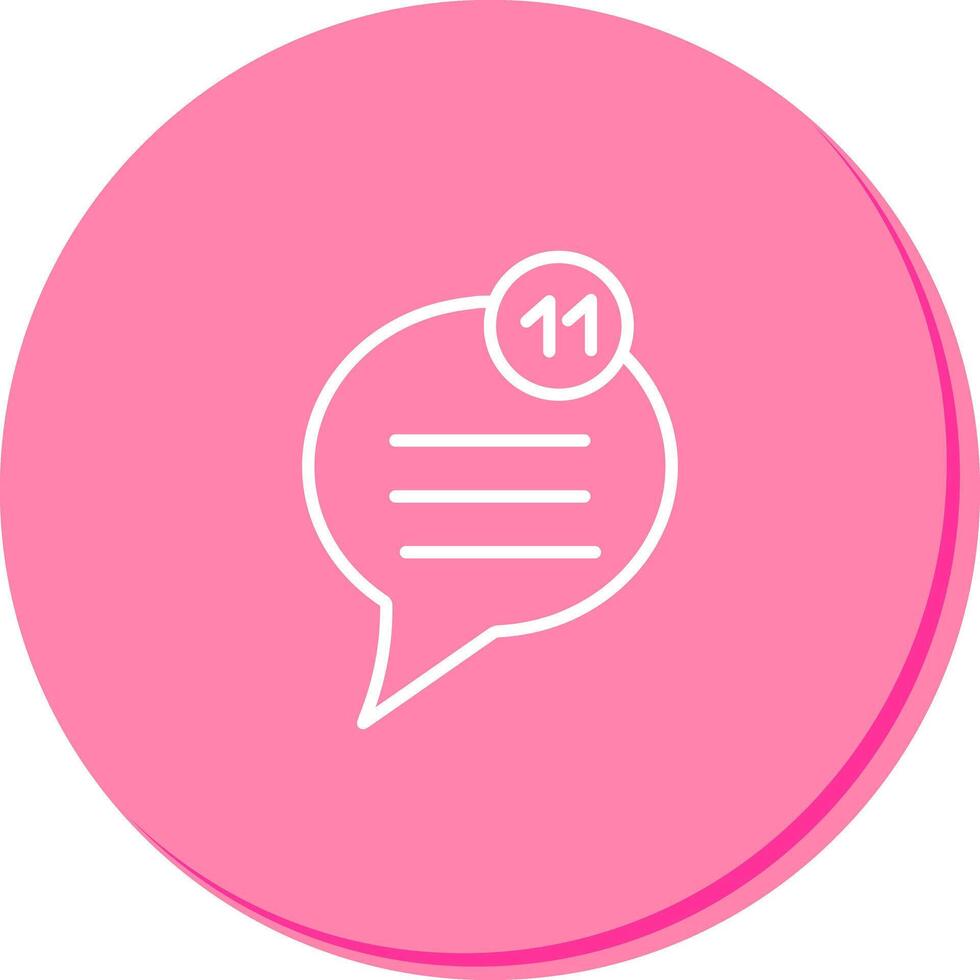 Unread Message Icon Design vector