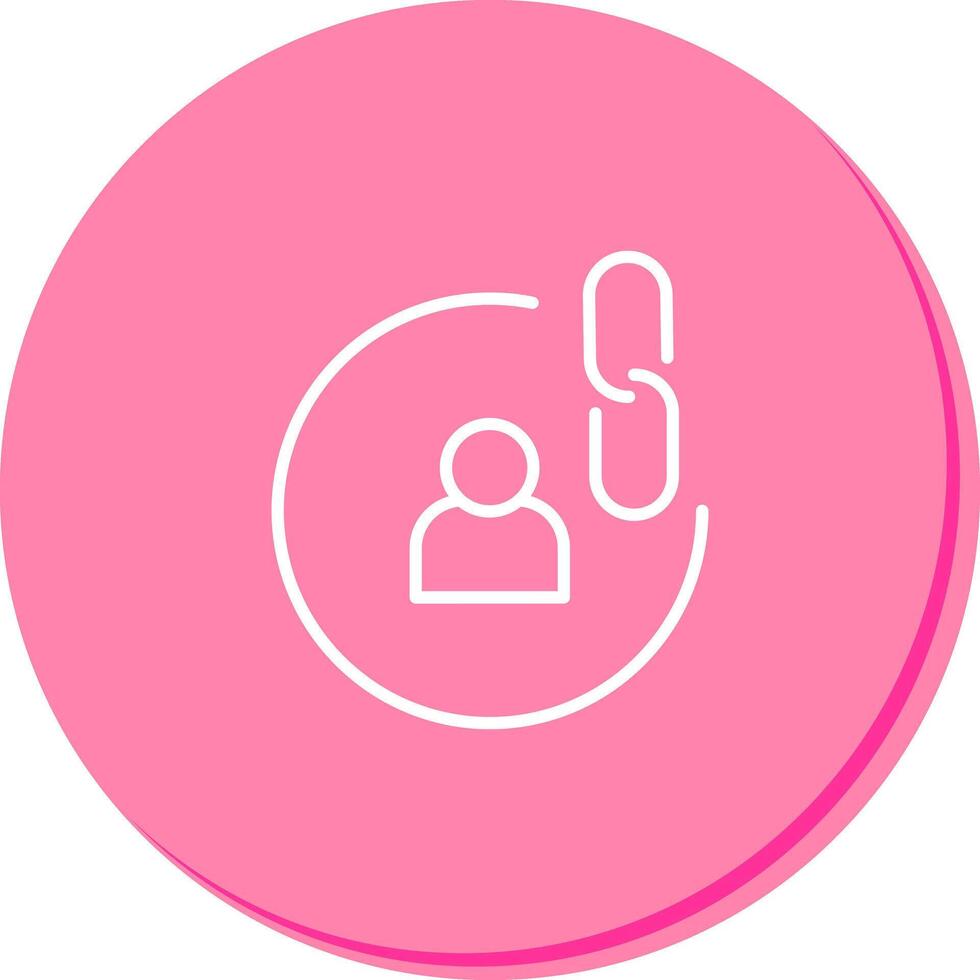 Contact Links Icon Design vector