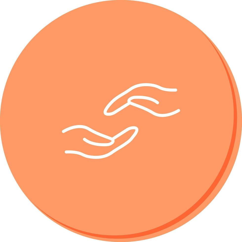 Supportive Hand Icon Design vector