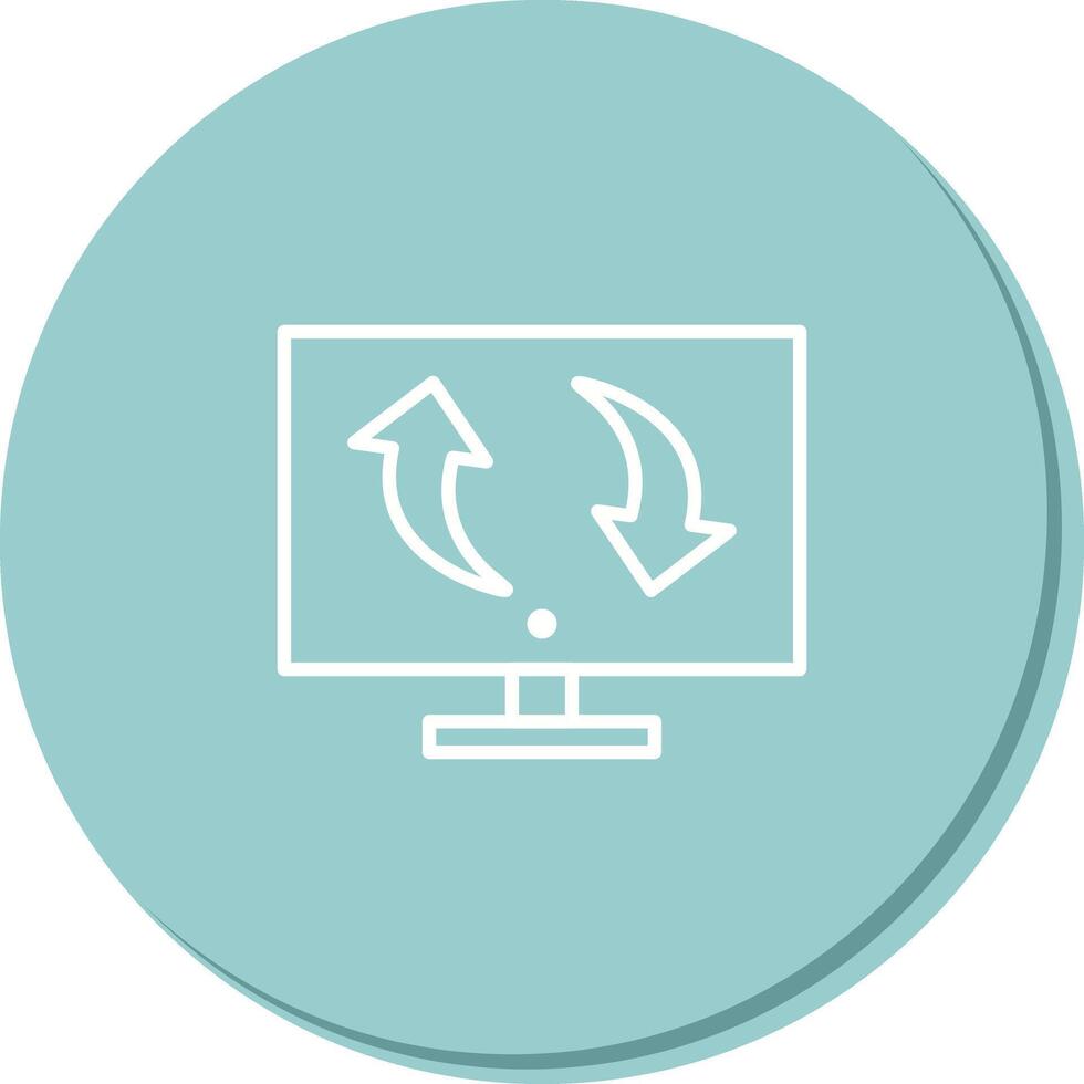 Migrate Icon Design vector