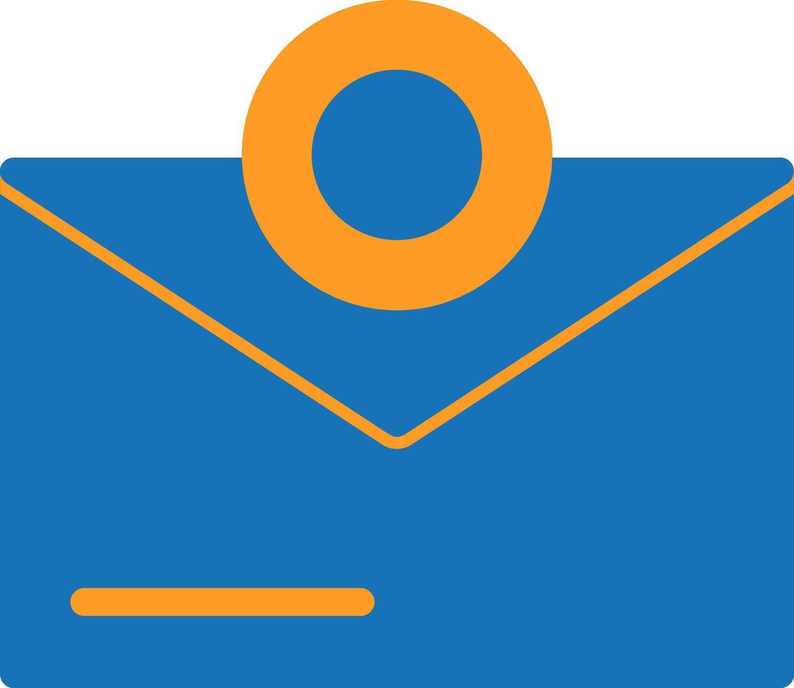 Notification Dot Flat Two Color vector