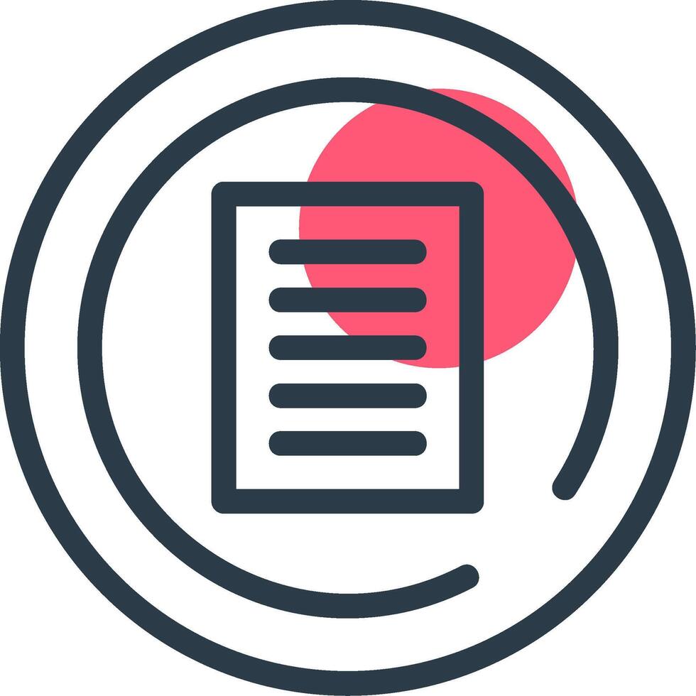 Terms of Service Line with small circle background vector