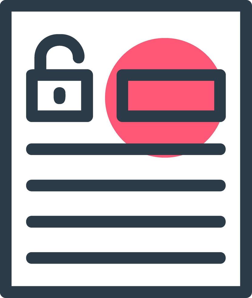 Accessible forms Line with small circle background vector