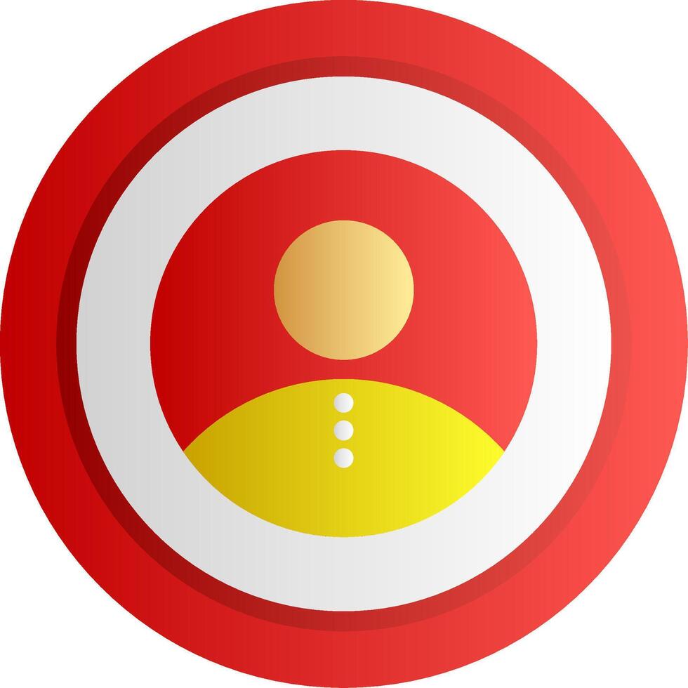 My Account Flat Gradient vector